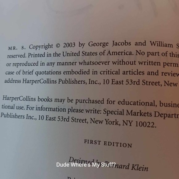 MY LIFE WITH FRANK SINATRA - BY GEORGE JACOBS - 1ST PRINTING - 2003 HARDCOVER - Picture 4 of 7